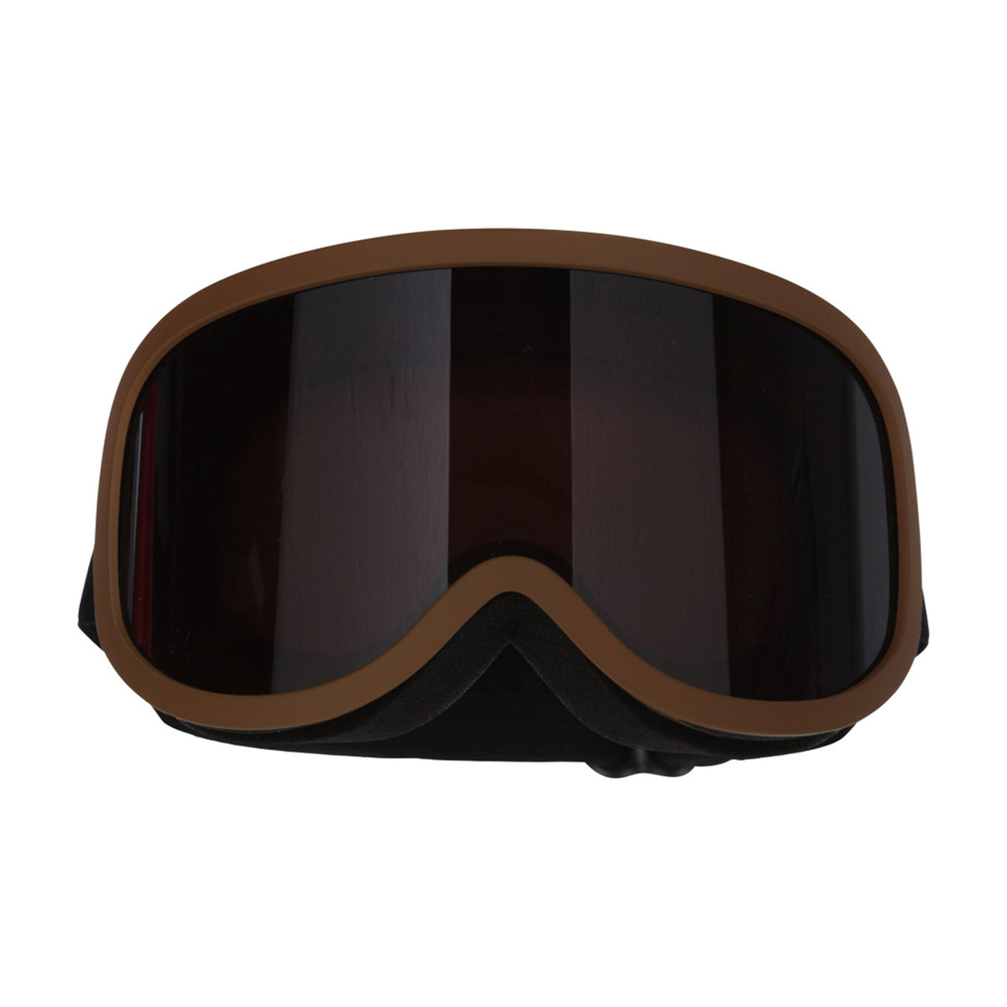HerrenDamen Unisex Skibrille Damen und Herren Braun 3/4