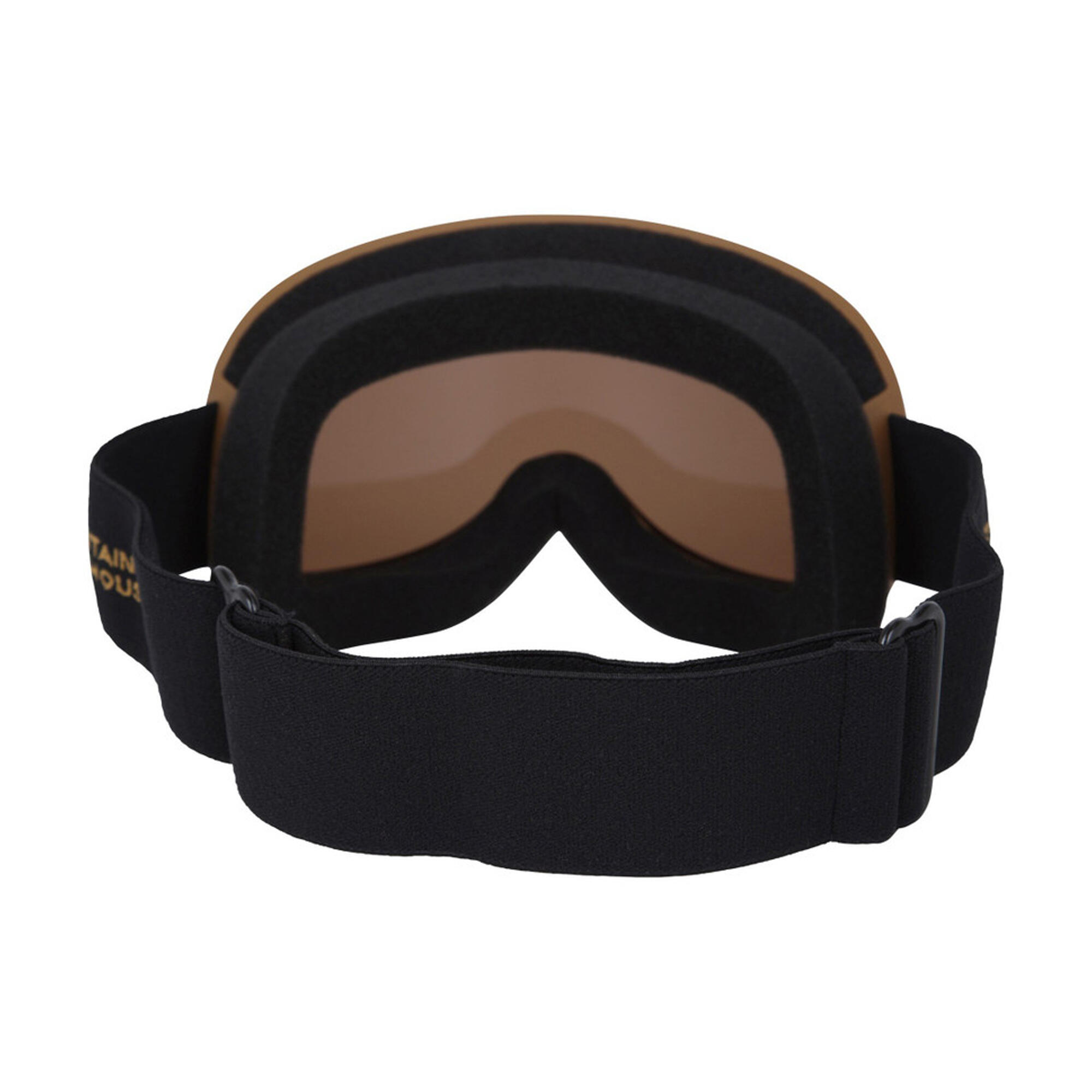 HerrenDamen Unisex Skibrille Damen und Herren Braun 2/4