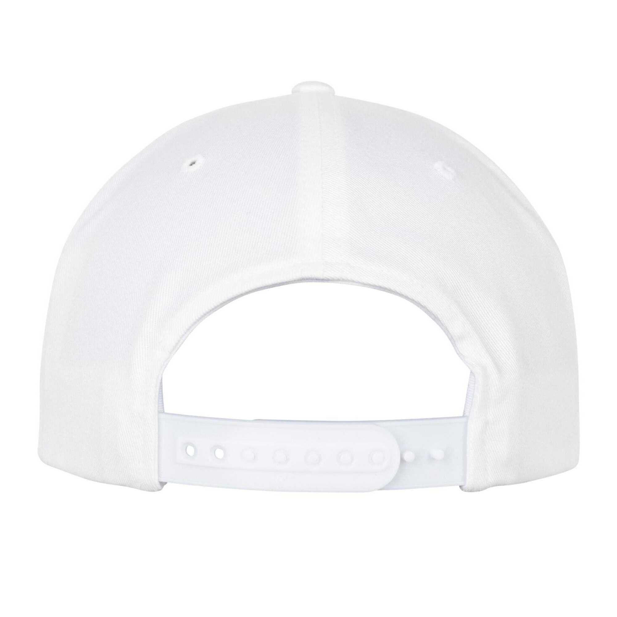 Kappe, Snapback, BioBaumwolle Damen und Herren Weiß 2/4