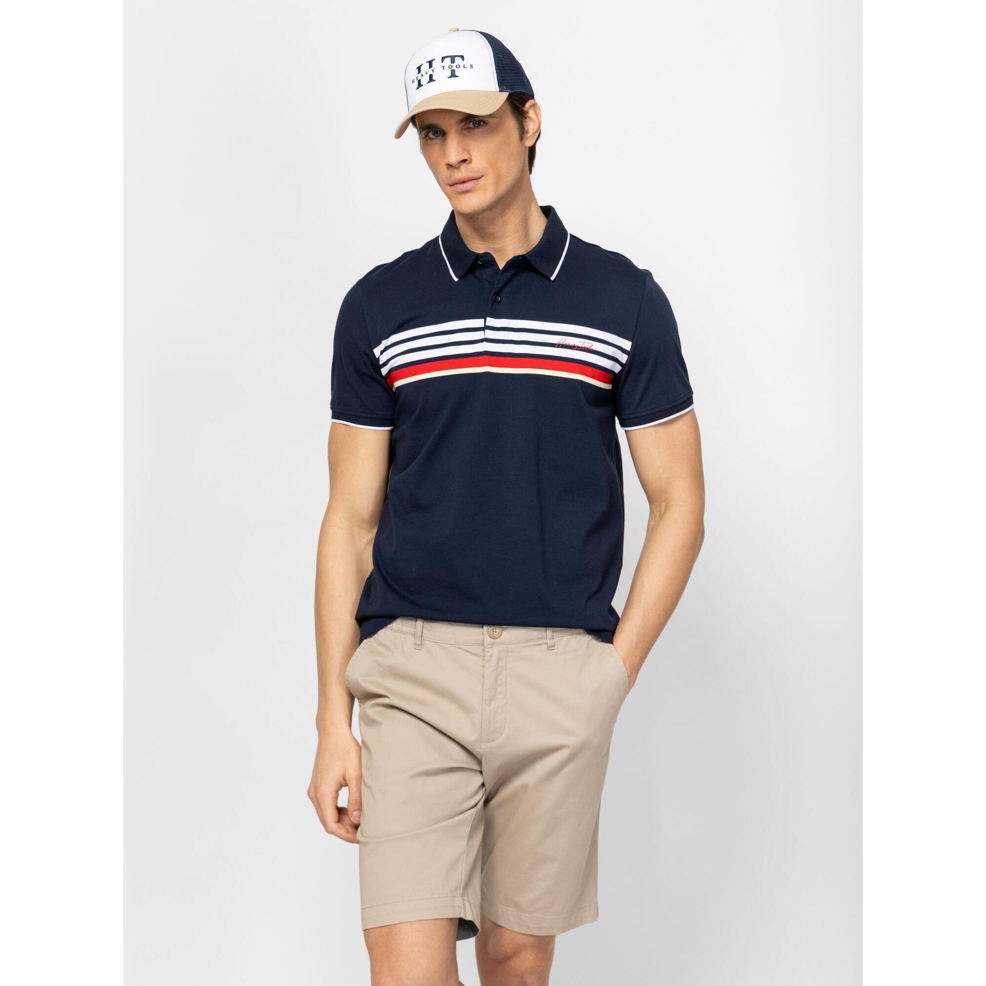 HEAVY TOOLS Pánská polokošile s krátkým rukávem DENILOS