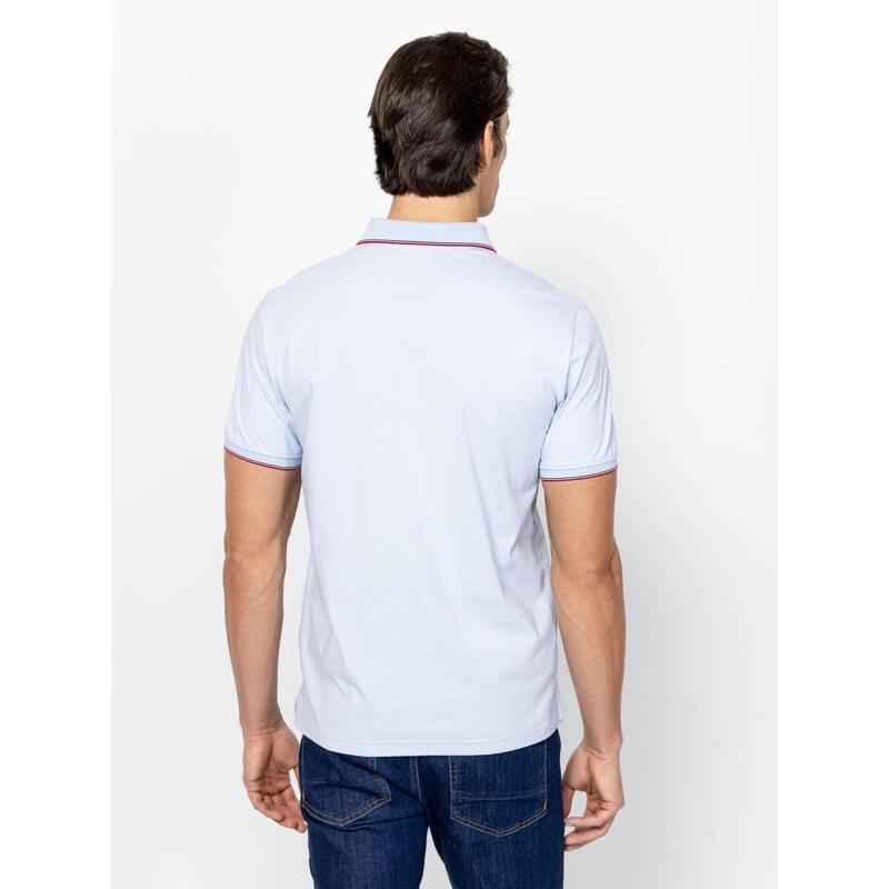 Tricou cu mânecă scurtă, cu guler, pentru bărbați DANDYS26