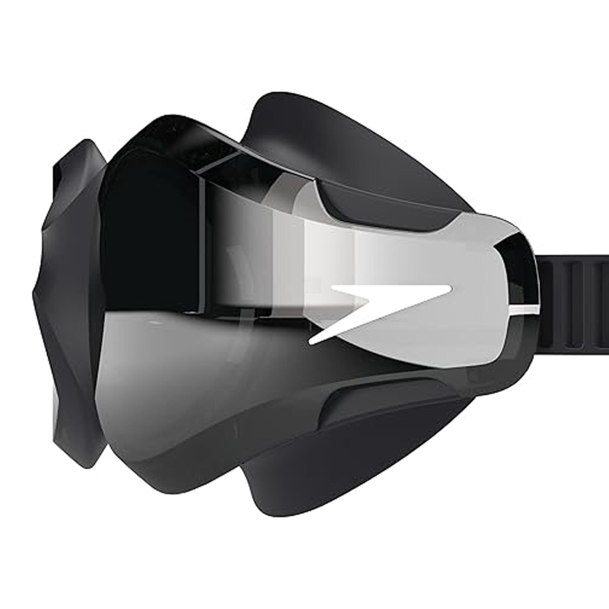 "Hydrosity 2.0" Schwimmbrille 2024 für Herren Schwarz/Grau 3/4