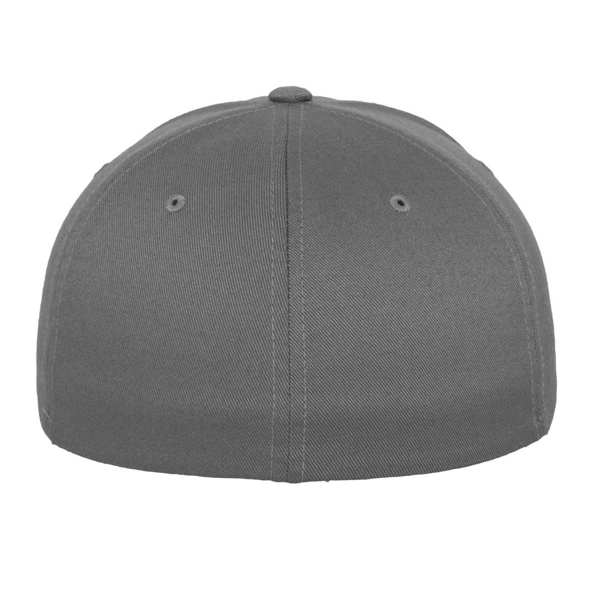 Cappellino Da Baseball Pettinato Lanoso Adulto Unisex Flexfit Grigio 2/4