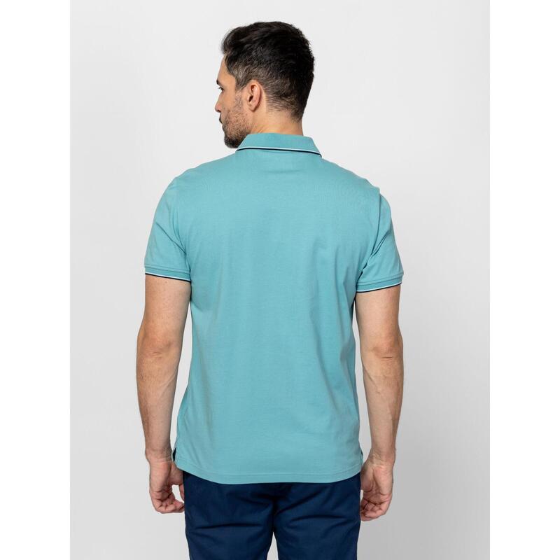 Tricou cu mânecă scurtă, cu guler, pentru bărbați DANDYS26