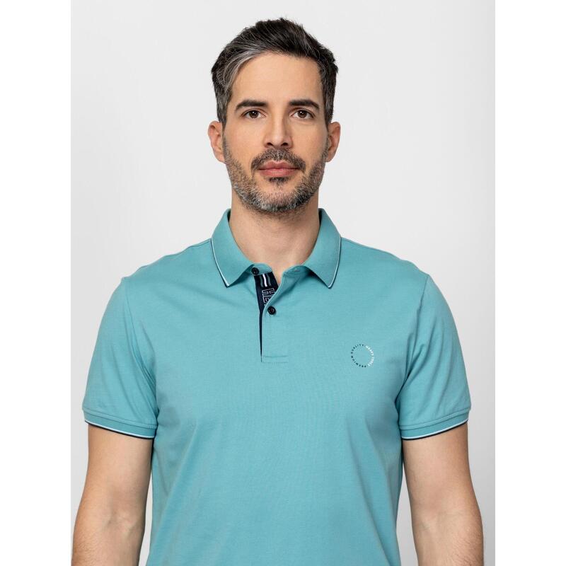 Tricou cu mânecă scurtă, cu guler, pentru bărbați DANDYS26