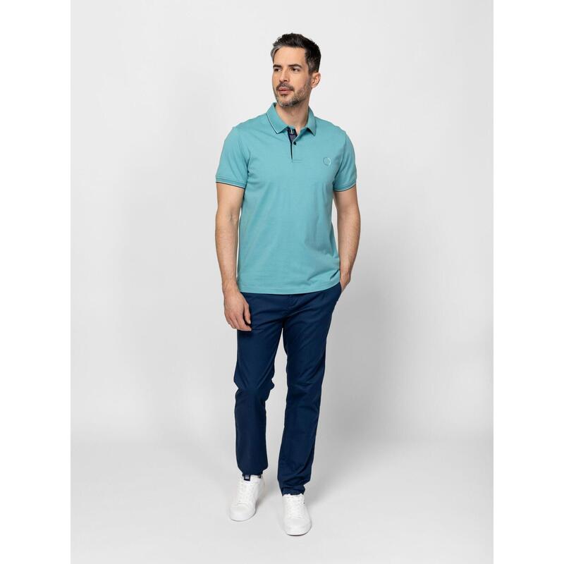 Tricou cu mânecă scurtă, cu guler, pentru bărbați DANDYS26