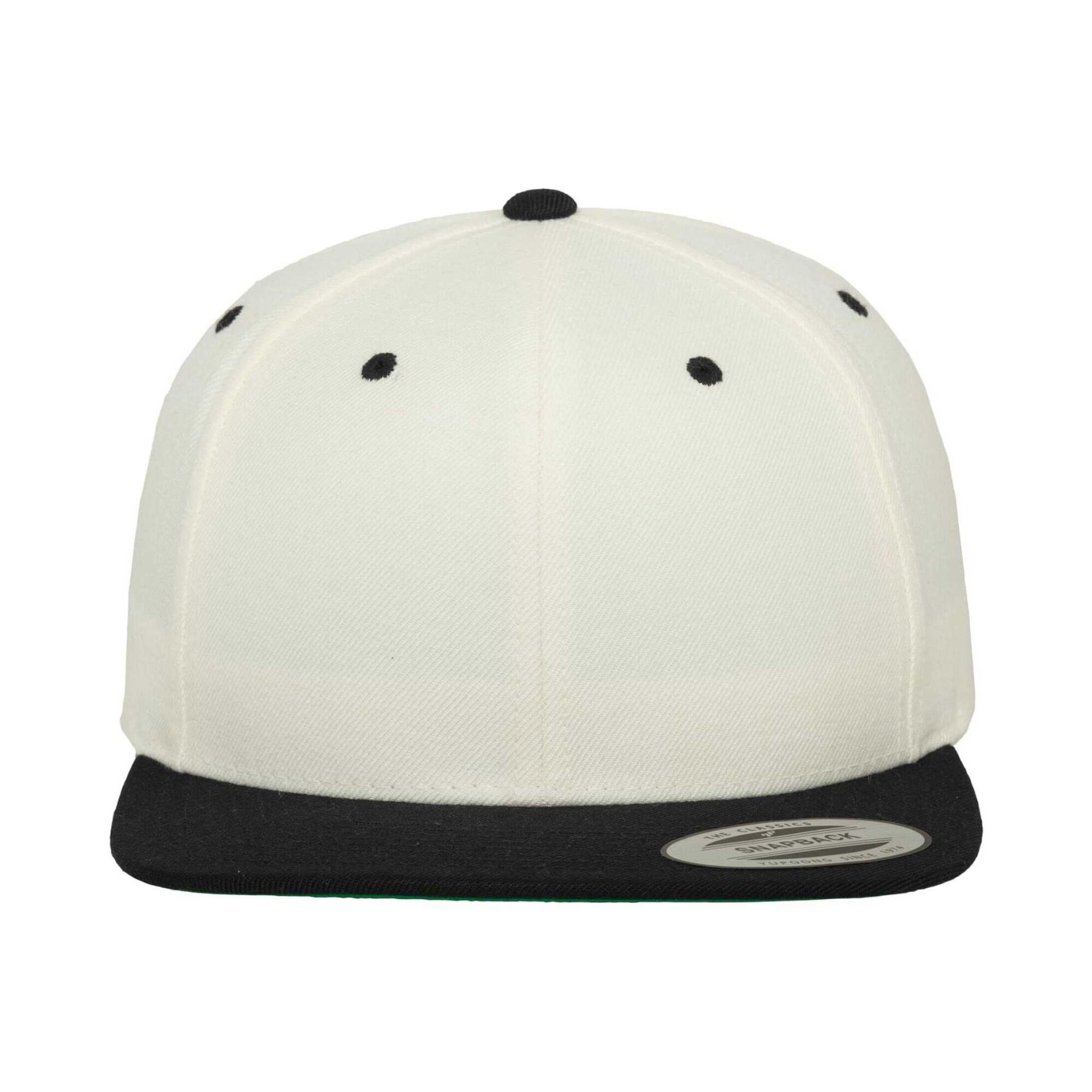 Cap Due Toni Flexfit Classic Naturale Nero 3/4