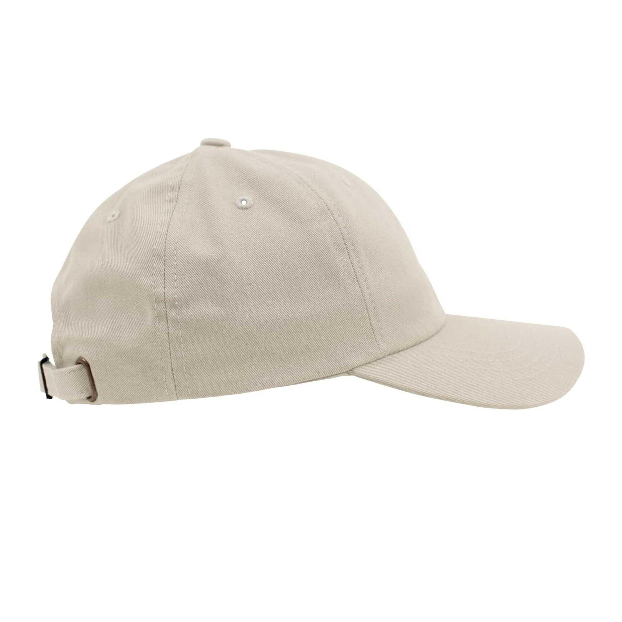 Unisex Adult Cotton Twill Low Profile Cap (Stone) 4/4