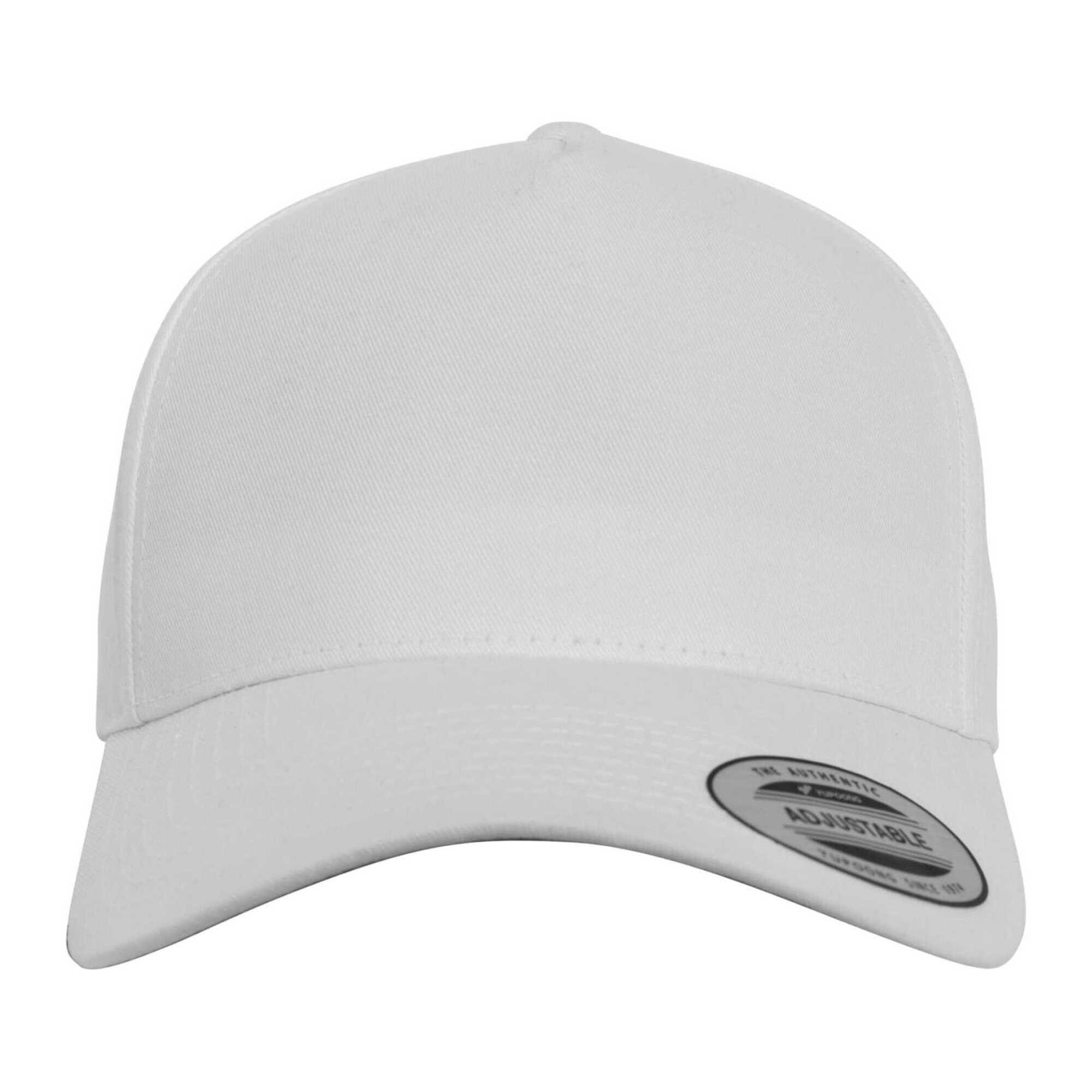 "Classic" BaseballMütze Damen und Herren Weiß 4/4