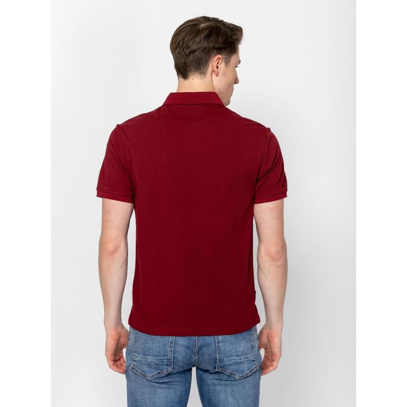 Tricou cu mânecă scurtă, cu guler, pentru bărbați DETONA