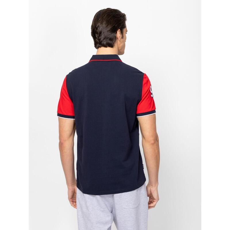 Tricou cu mânecă scurtă, cu guler, pentru bărbați DEMINOS