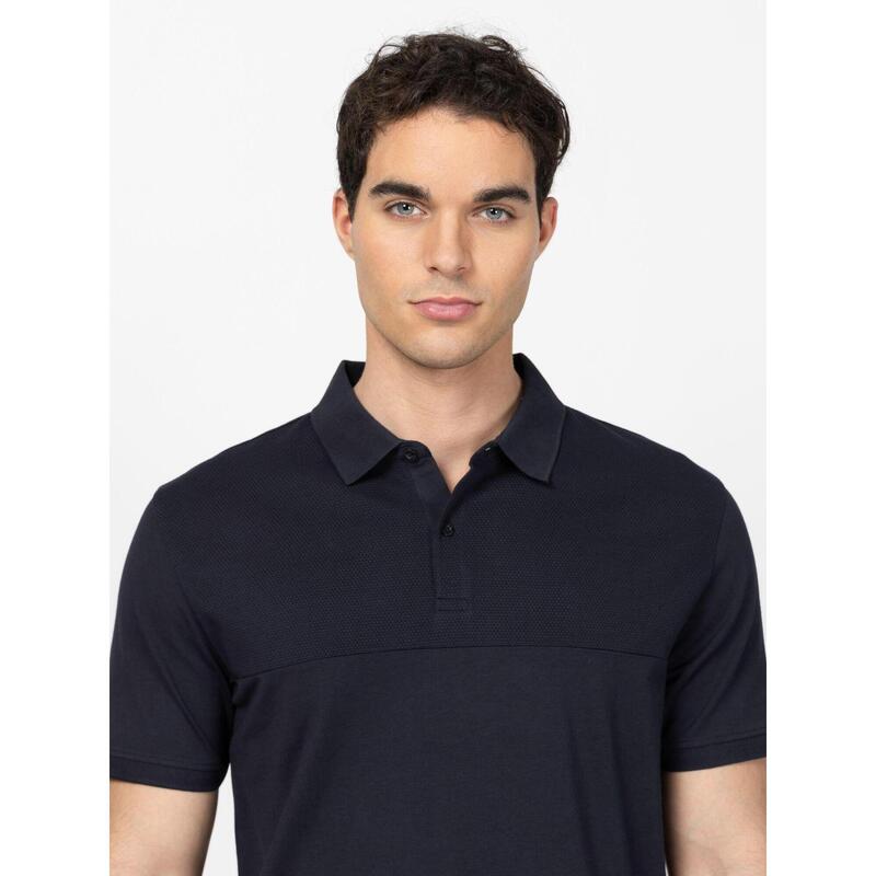 Tricou cu mânecă scurtă, cu guler, pentru bărbați DESERO