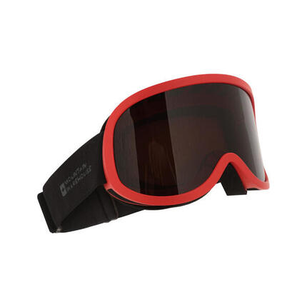 HerrenDamen Unisex Skibrille Damen und Herren Rot