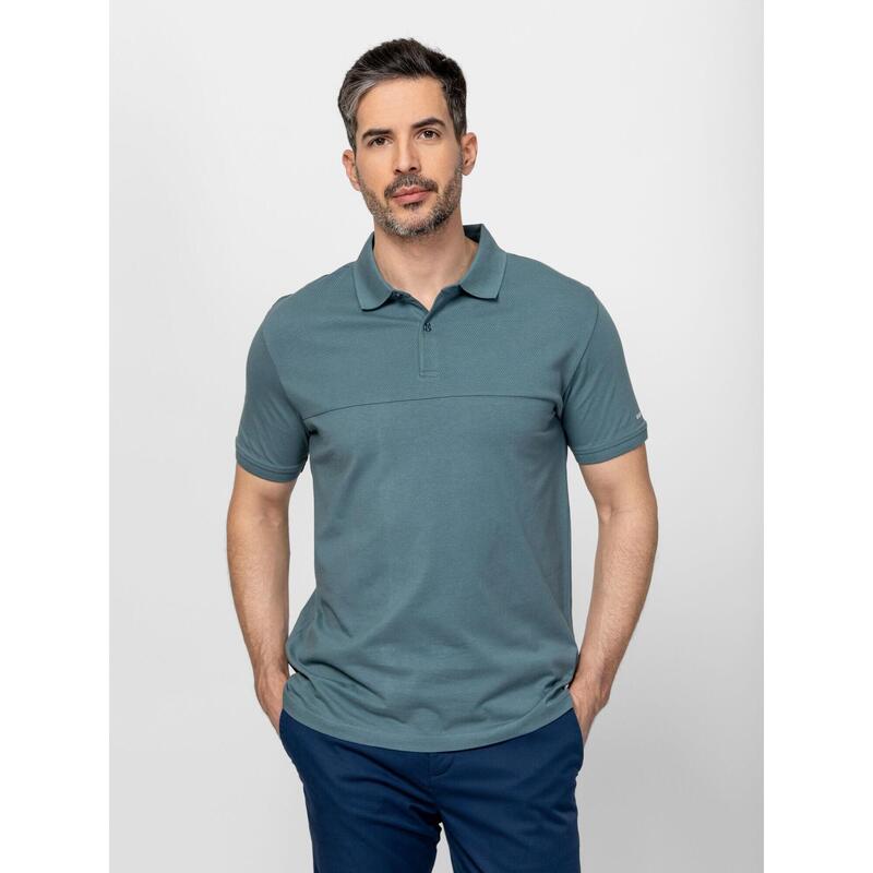 Tricou cu mânecă scurtă, cu guler, pentru bărbați DESERO