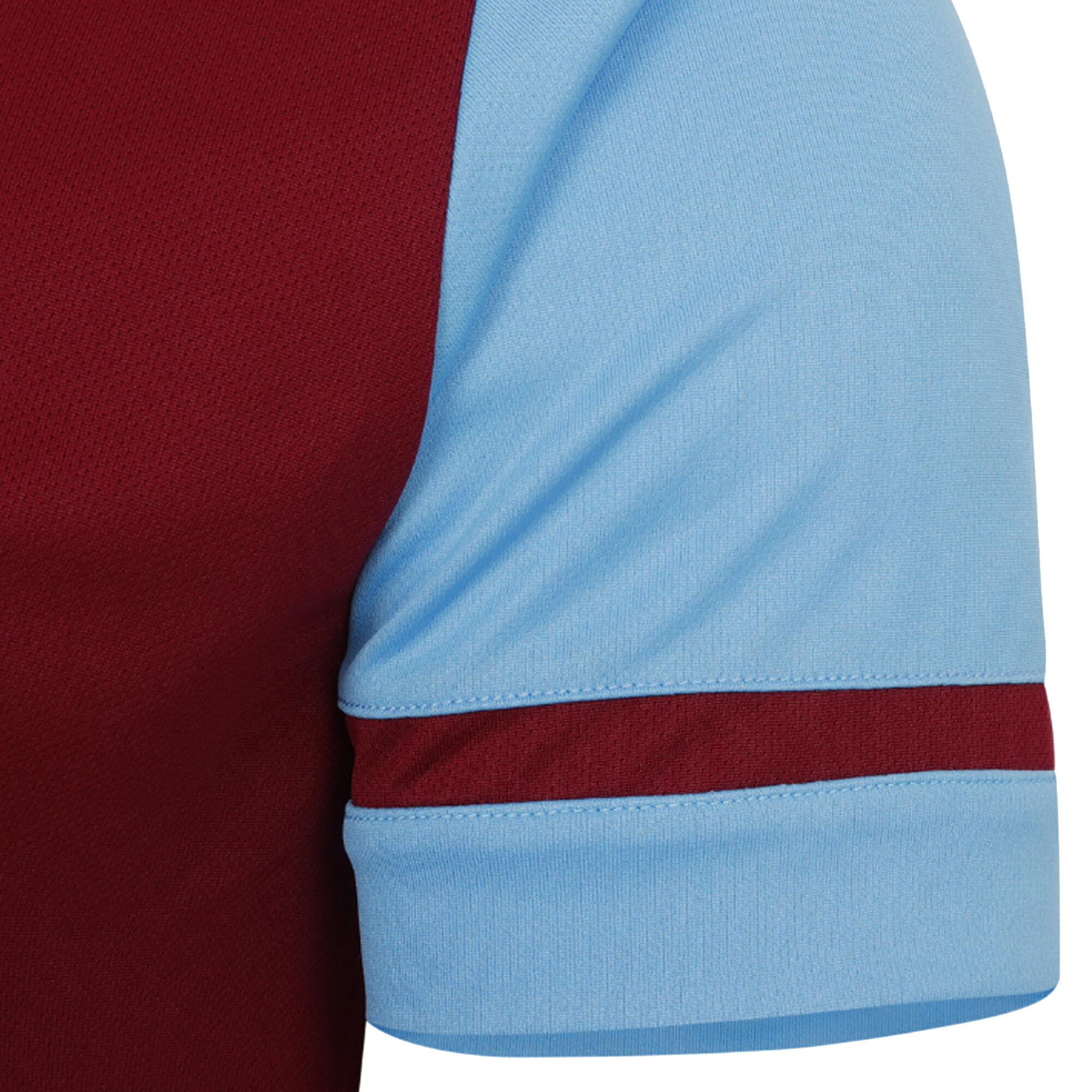 Mens Cavelle Jersey TShirt (New Claret/Sky Blue) 3/4