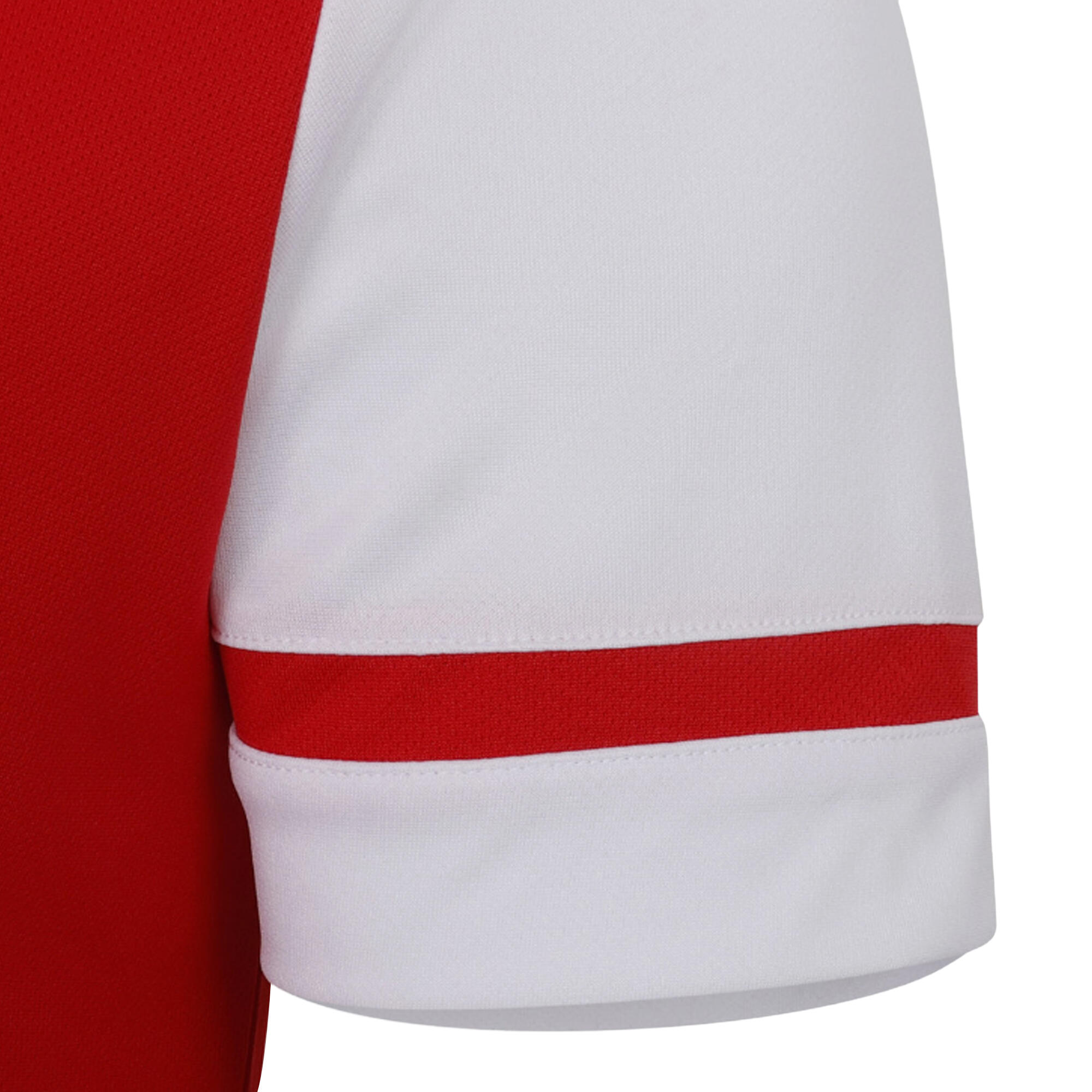 Mens Cavelle Jersey TShirt (Vermillion/Brilliant White) 3/4