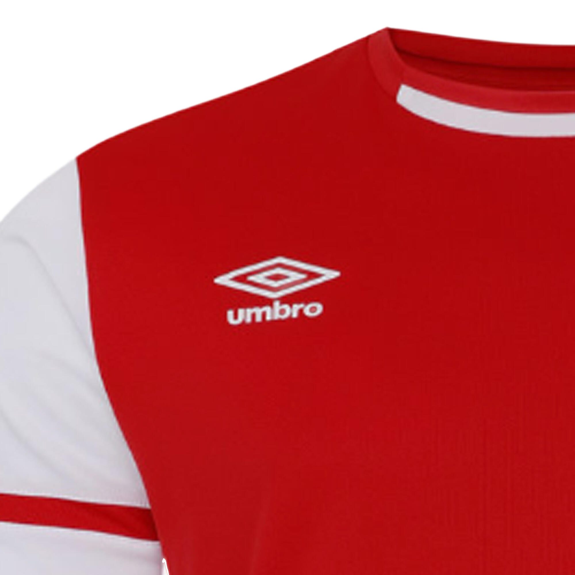 Mens Cavelle Jersey TShirt (Vermillion/Brilliant White) 4/4