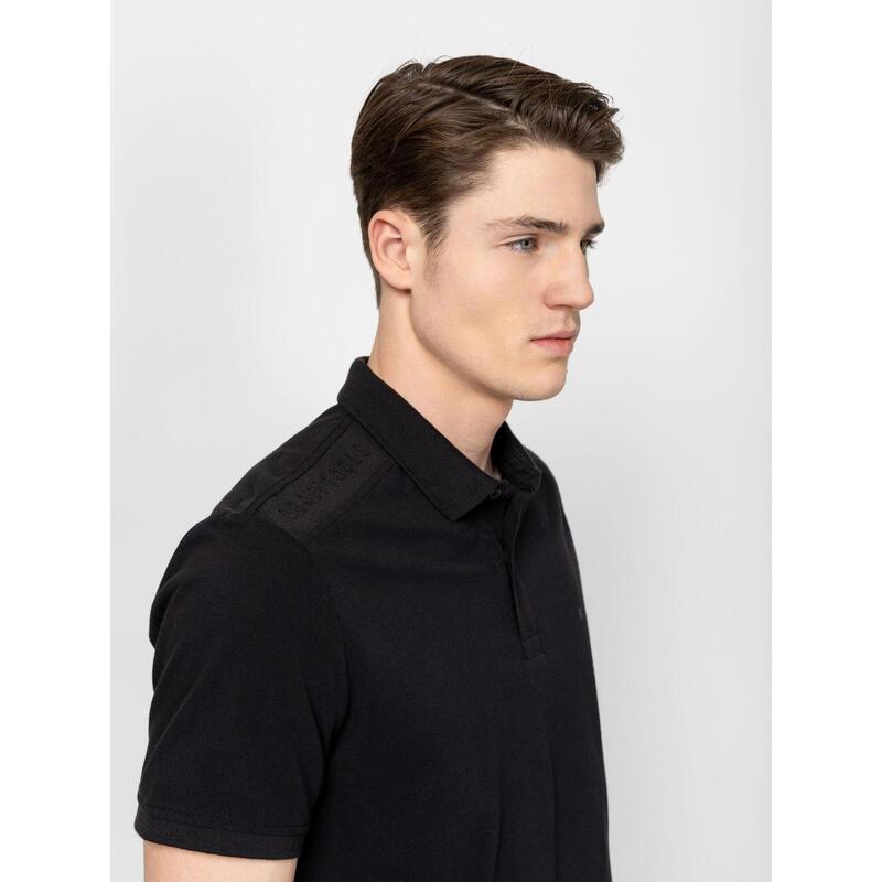 Tricou cu mânecă scurtă, cu guler, pentru bărbați DETONA