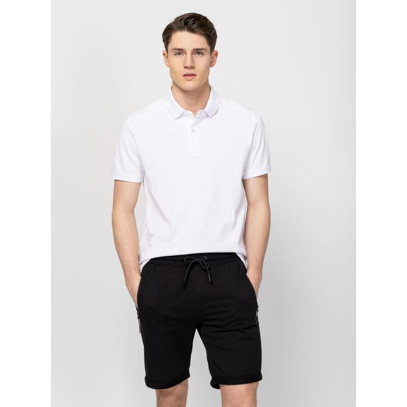 Tricou cu mânecă scurtă, cu guler, pentru bărbați DETONA
