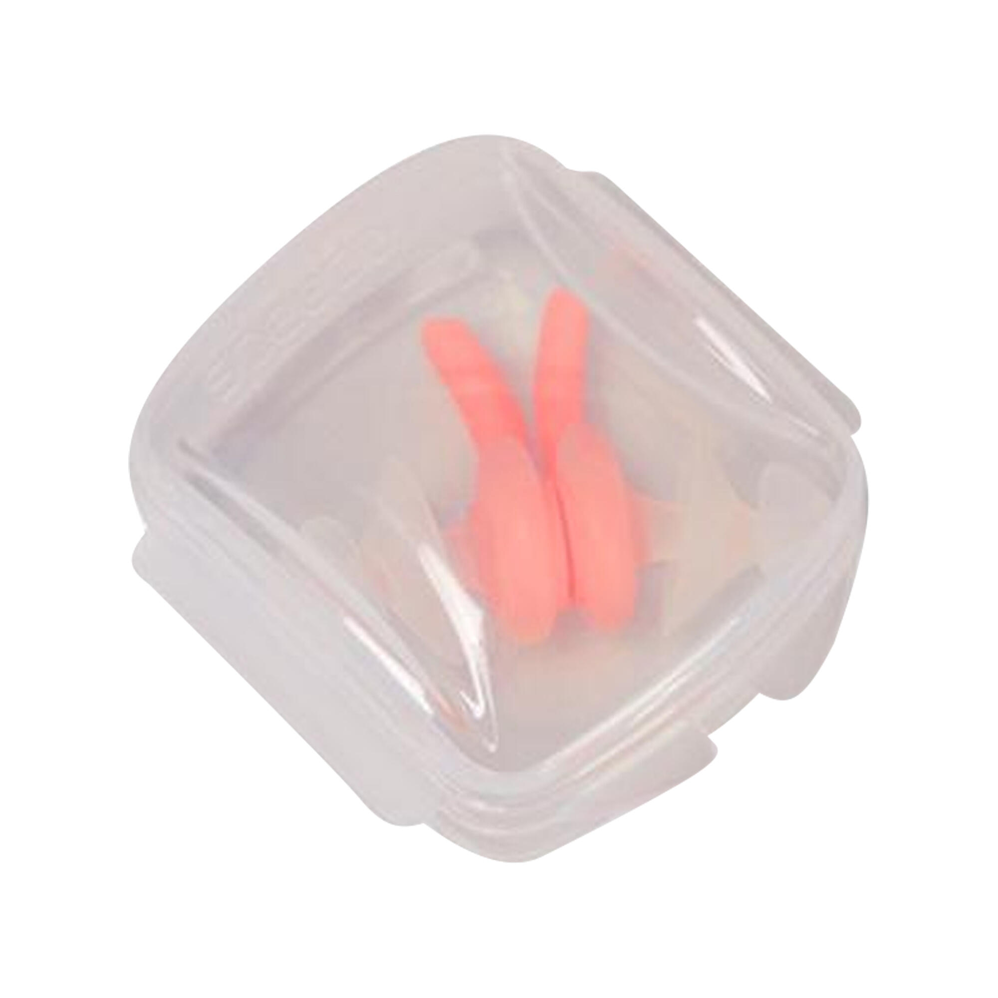 Ohrstöpsel Damen und Herren Transparent/Orange 4/4