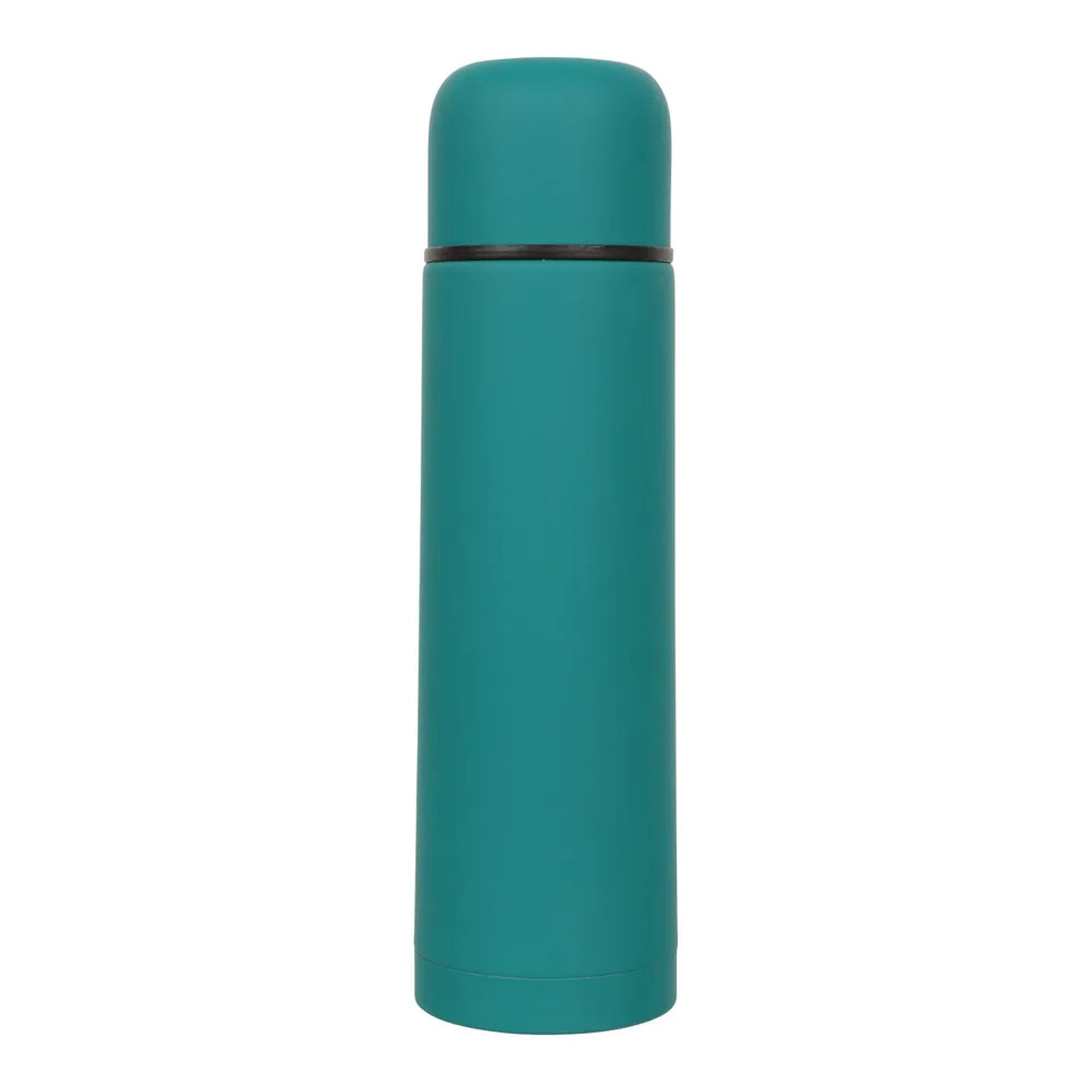 Rubberised 500ml Flask (Teal) 2/4