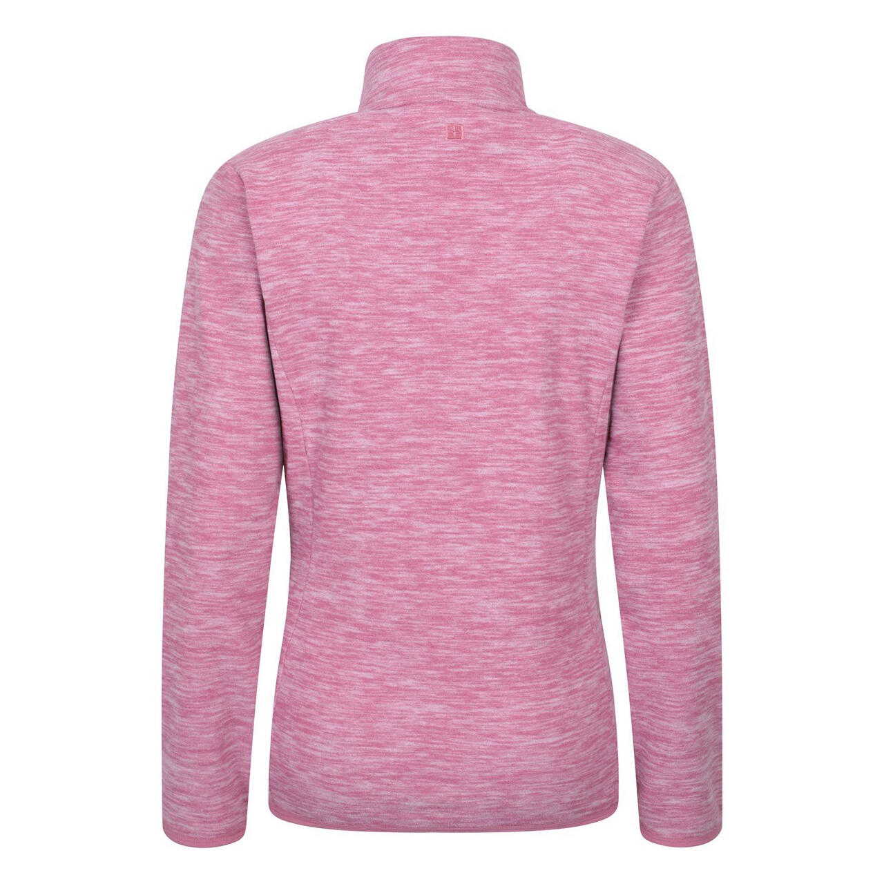 Womens/Ladies Snowdon II Melange Full Zip Fleece Jacket (Pink) 2/4