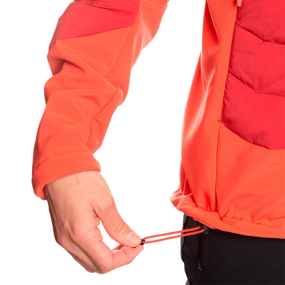 Chaqueta acolchada para Mujer Trangoworld Abeille kb Rojo/Rojo 7/7