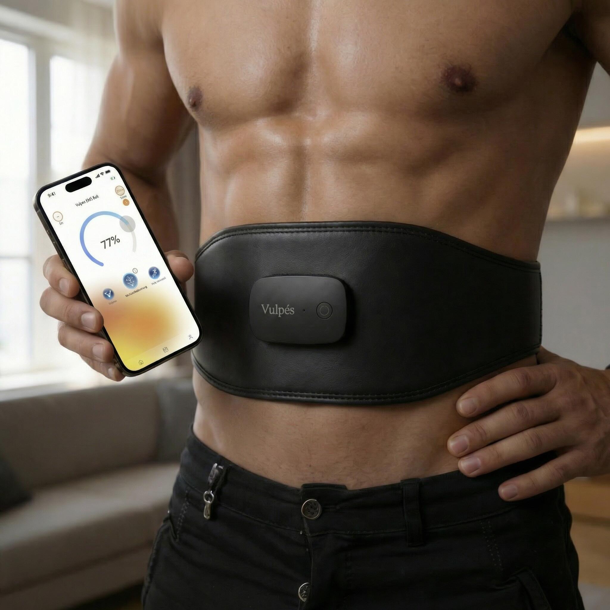 Vulps Core Smarter EMS-Bauchmuskeltrainer mit App-Steuerung & 6 Elektroden | Decathlon Vulps Core Smarter EMS-Bauchmuskeltrainer mit App-Steuerung & 6 Elektroden | Decathlon
