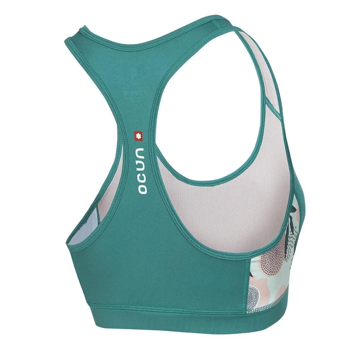 Reggiseno sportivo da donna Ocun Misty green 2/6