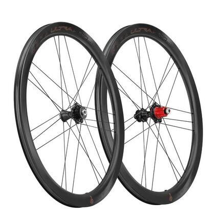 Paire de roues de vélo Campagnolo Bora Ultra WTO TLR CL HG11 Team