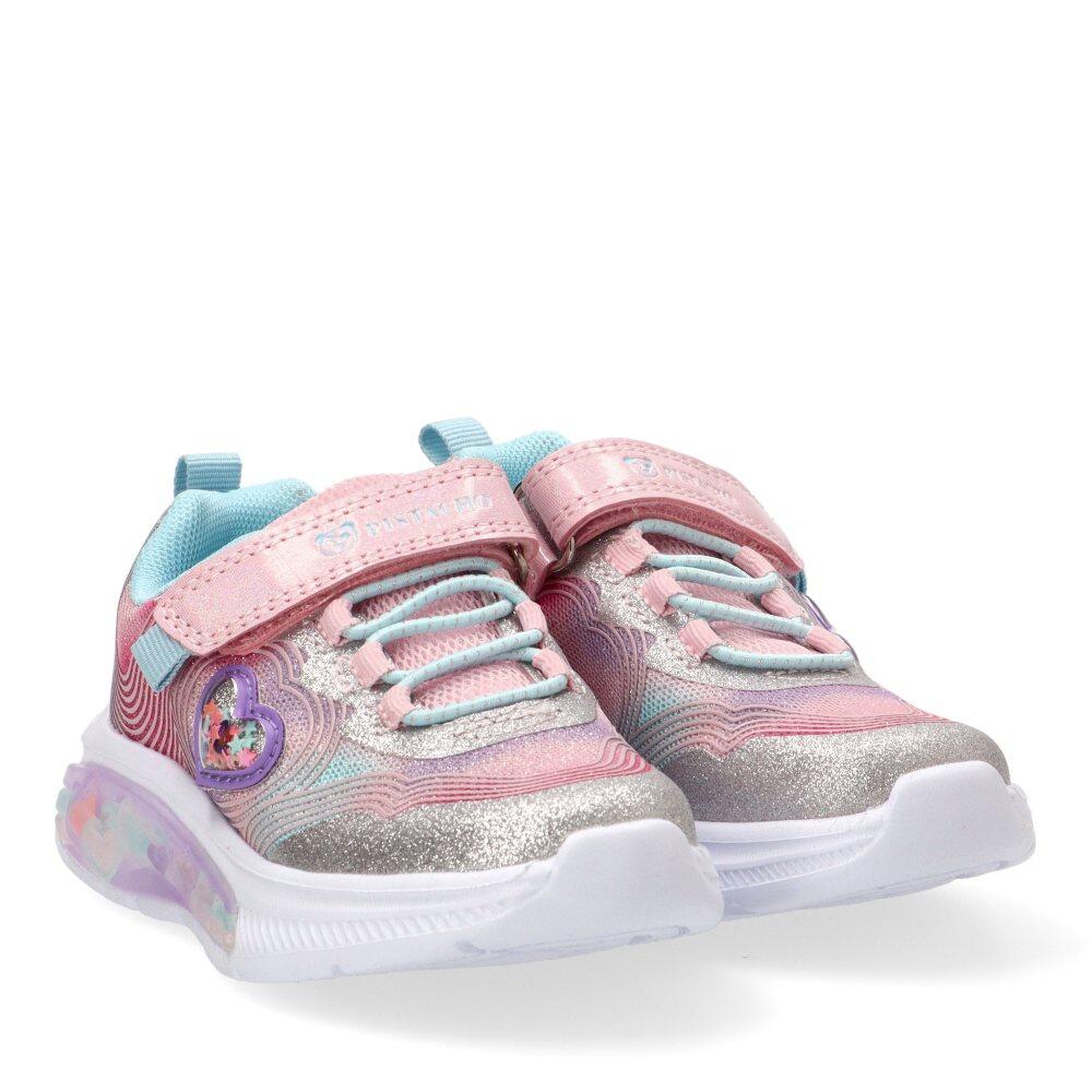 Deportivas Casual Niña Suela Plana - Modelo Rbs1638 Rosa 2/6