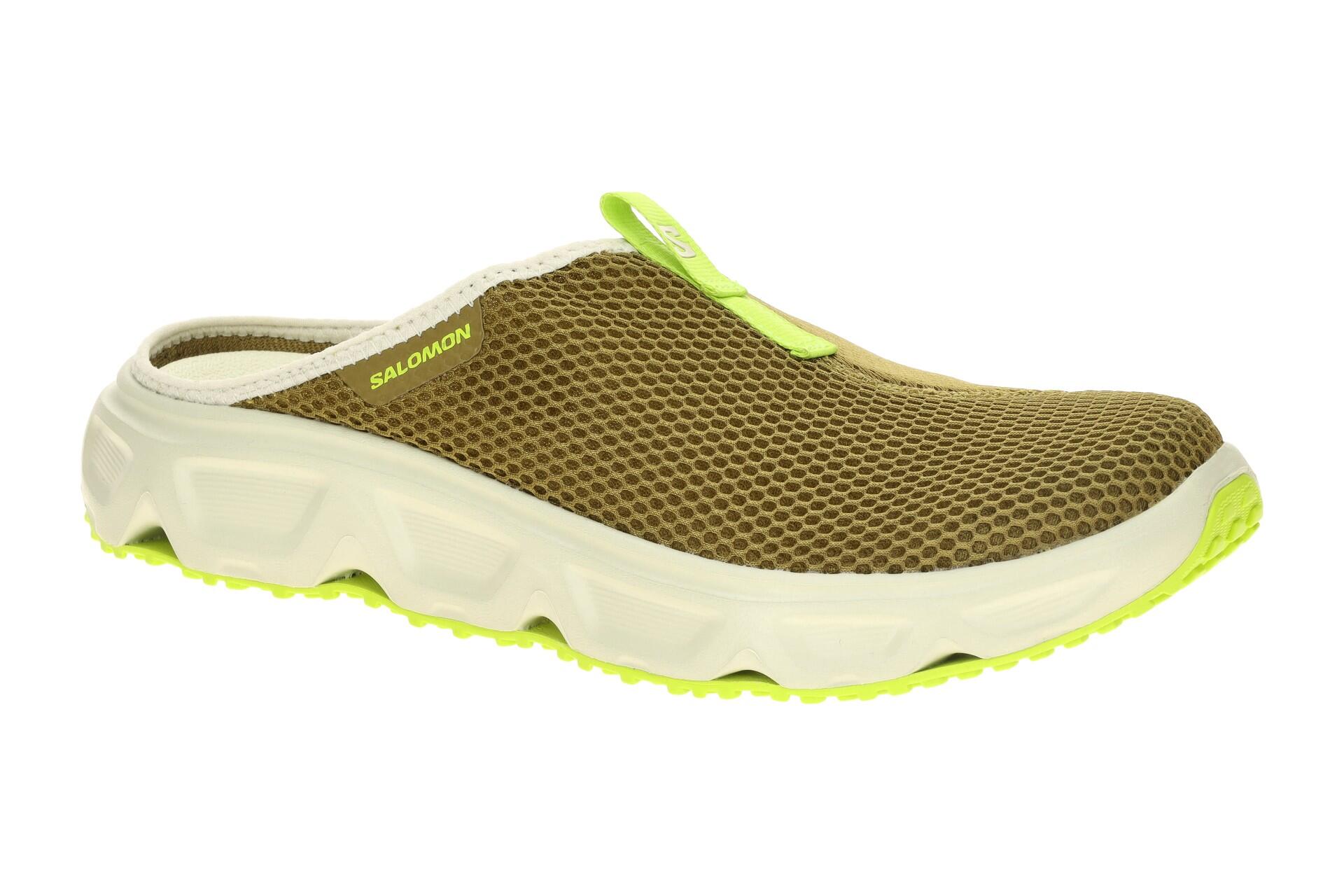 Salomon Reelax Slide Pantoletten Clogs grün 479943 1/7