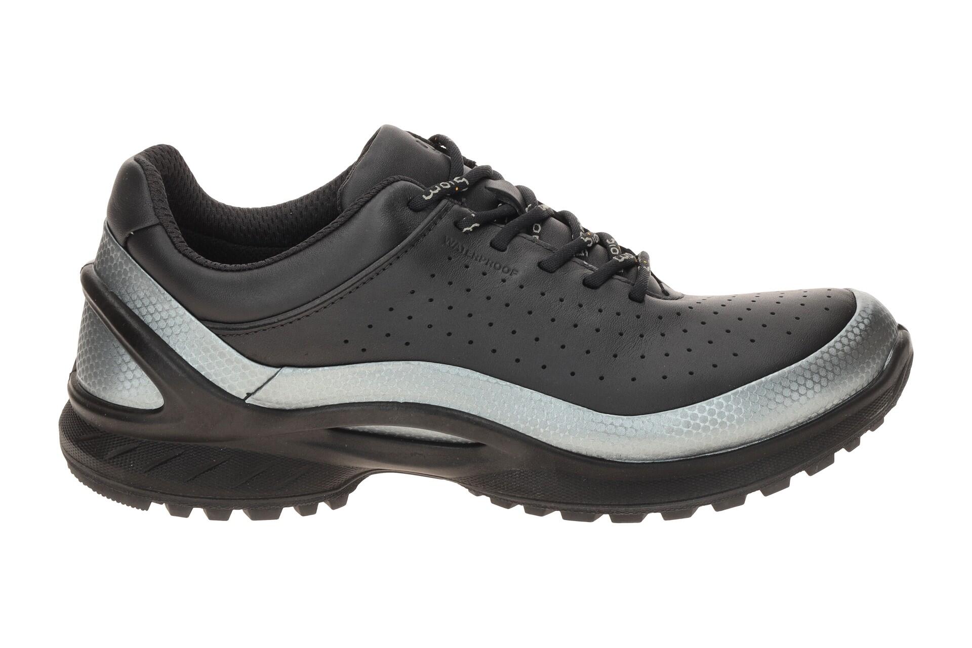 ecco Biom Energi Schuhe schwarz silber Damen Sneaker Waterproof 2/7
