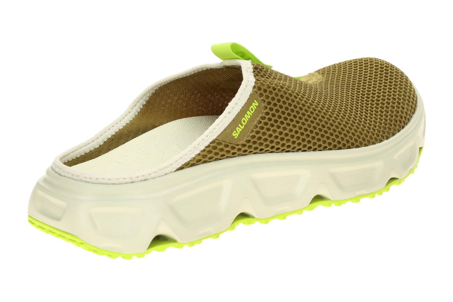Salomon Reelax Slide Pantoletten Clogs grün 479943 4/7