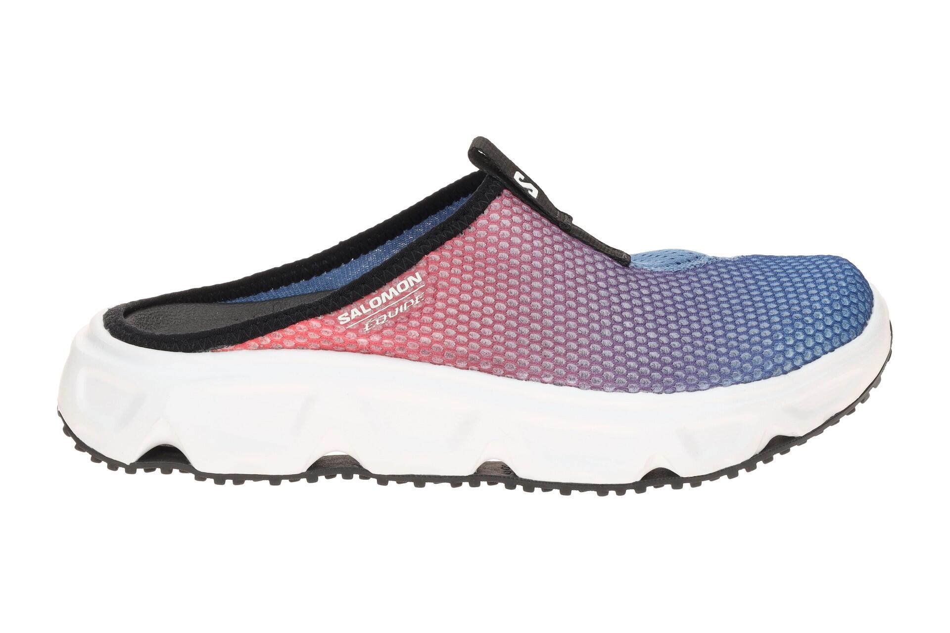Salomon Reelax Slide Pantoletten Clogs blau rot 479830 2/7