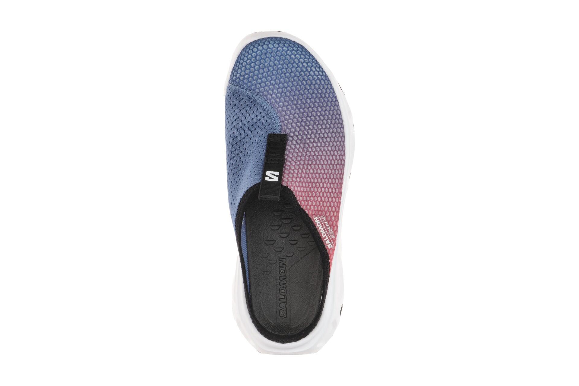 Salomon Reelax Slide Pantoletten Clogs blau rot 479830 6/7