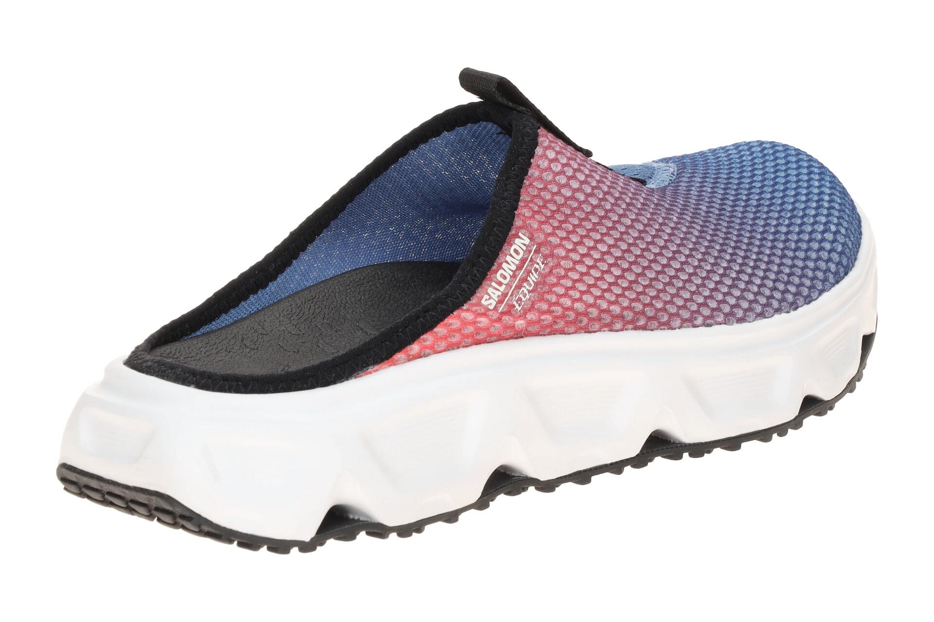 Salomon Reelax Slide Pantoletten Clogs blau rot 479830 4/7