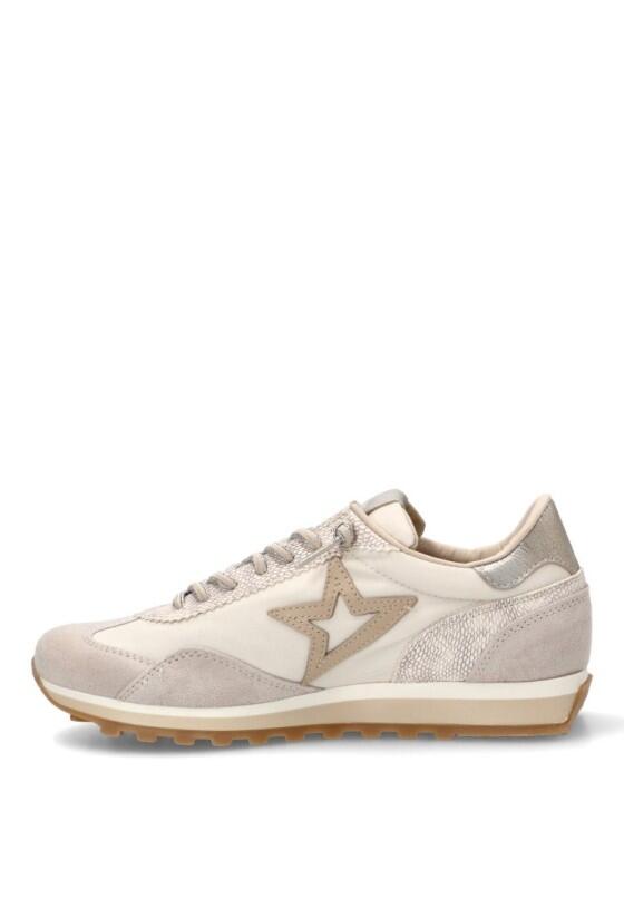Deportivas Casual Mujer Suela Plana - Modelo C-1259 Blanco 3/6