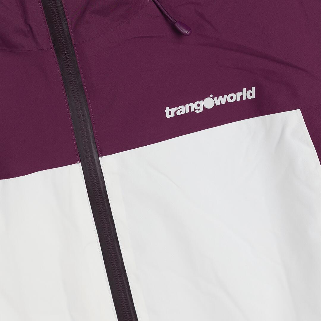 Chaqueta para Mujer Trangoworld Gawler termic Morado/Blanco/Marrón Impermeable 3/7