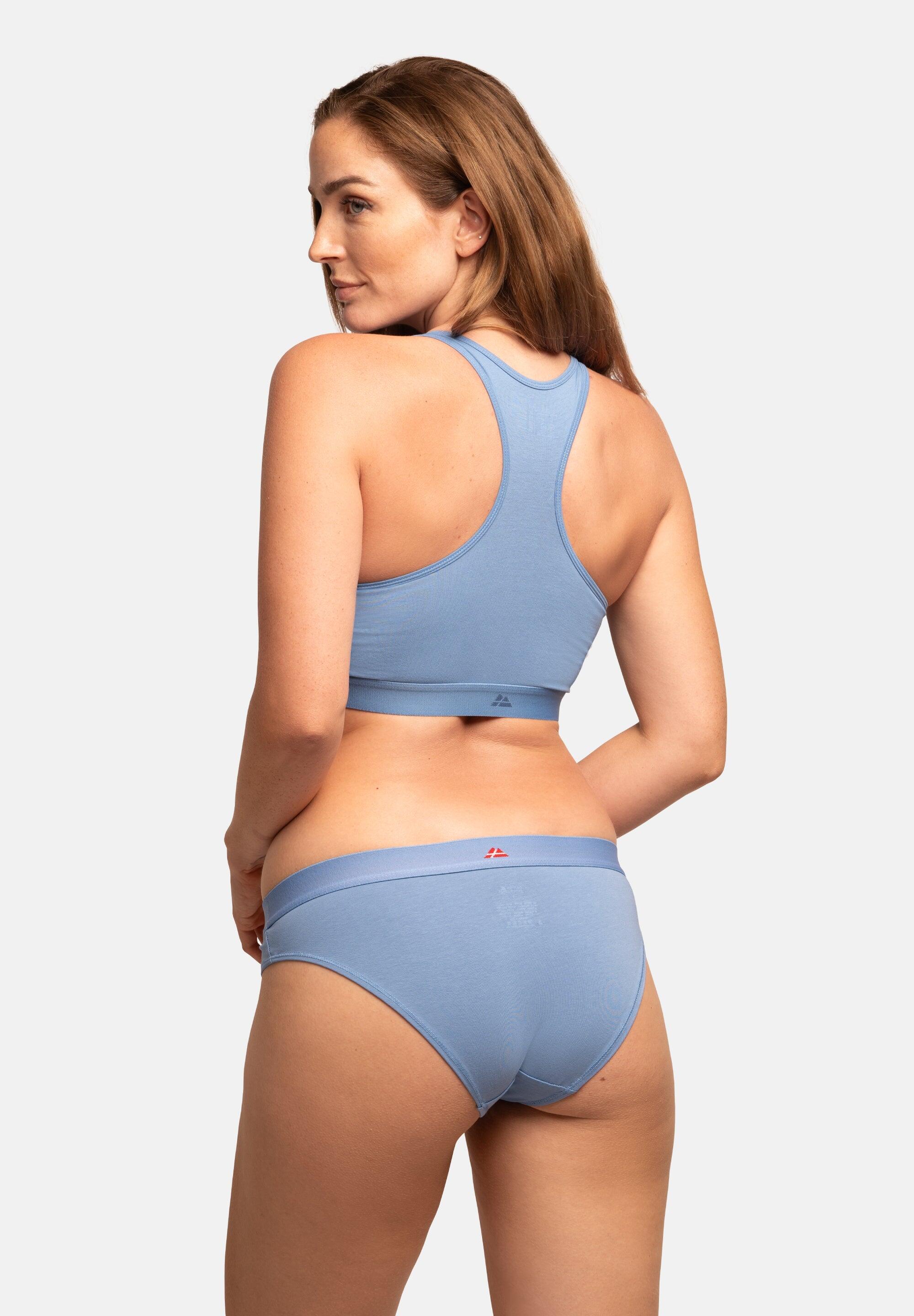 Bralette Femme en Coton, Sans Armatures, Dos Nageur, 3 Pièces 4/5