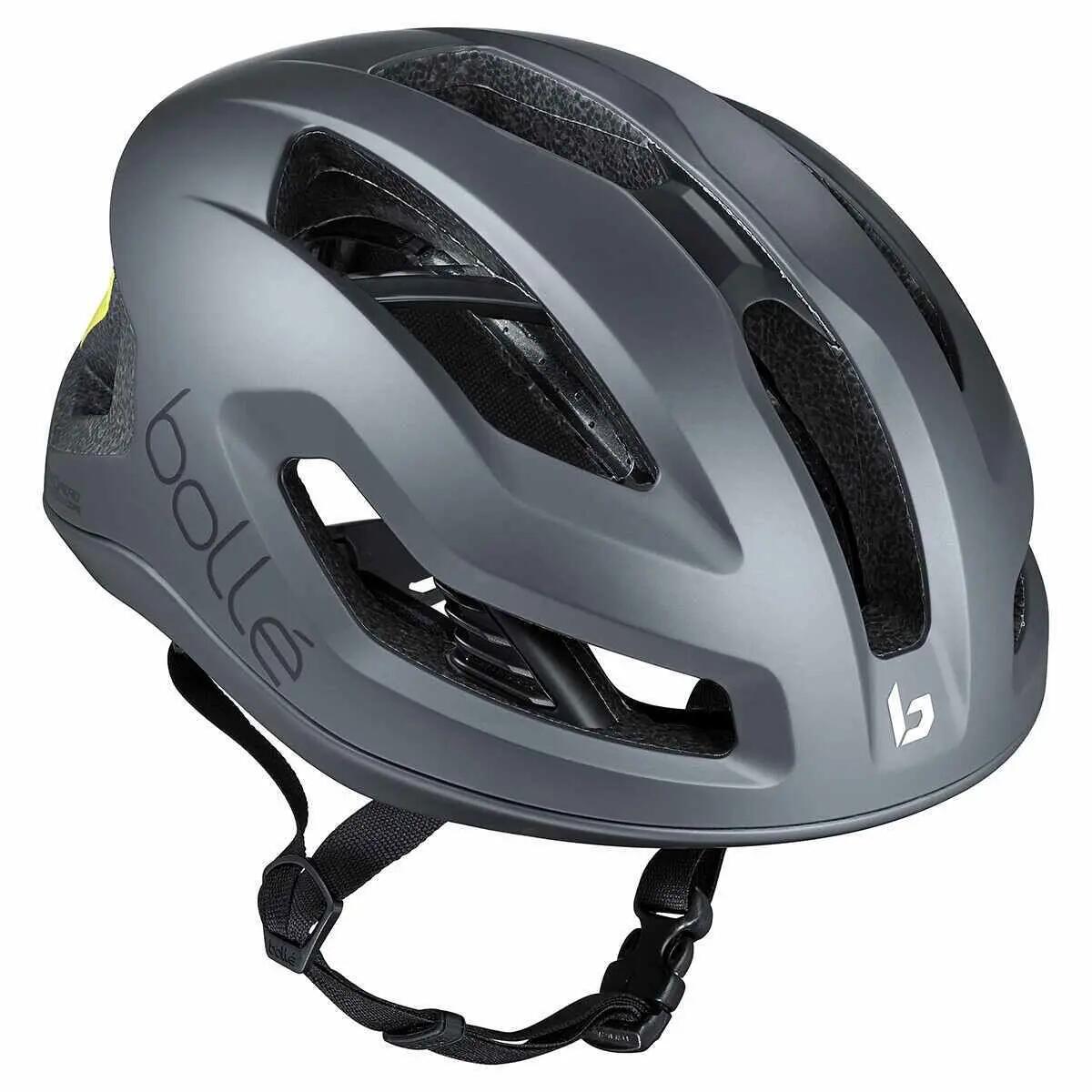 Casque de vélo de course « Avio MIPS », titane mat acide 3/4