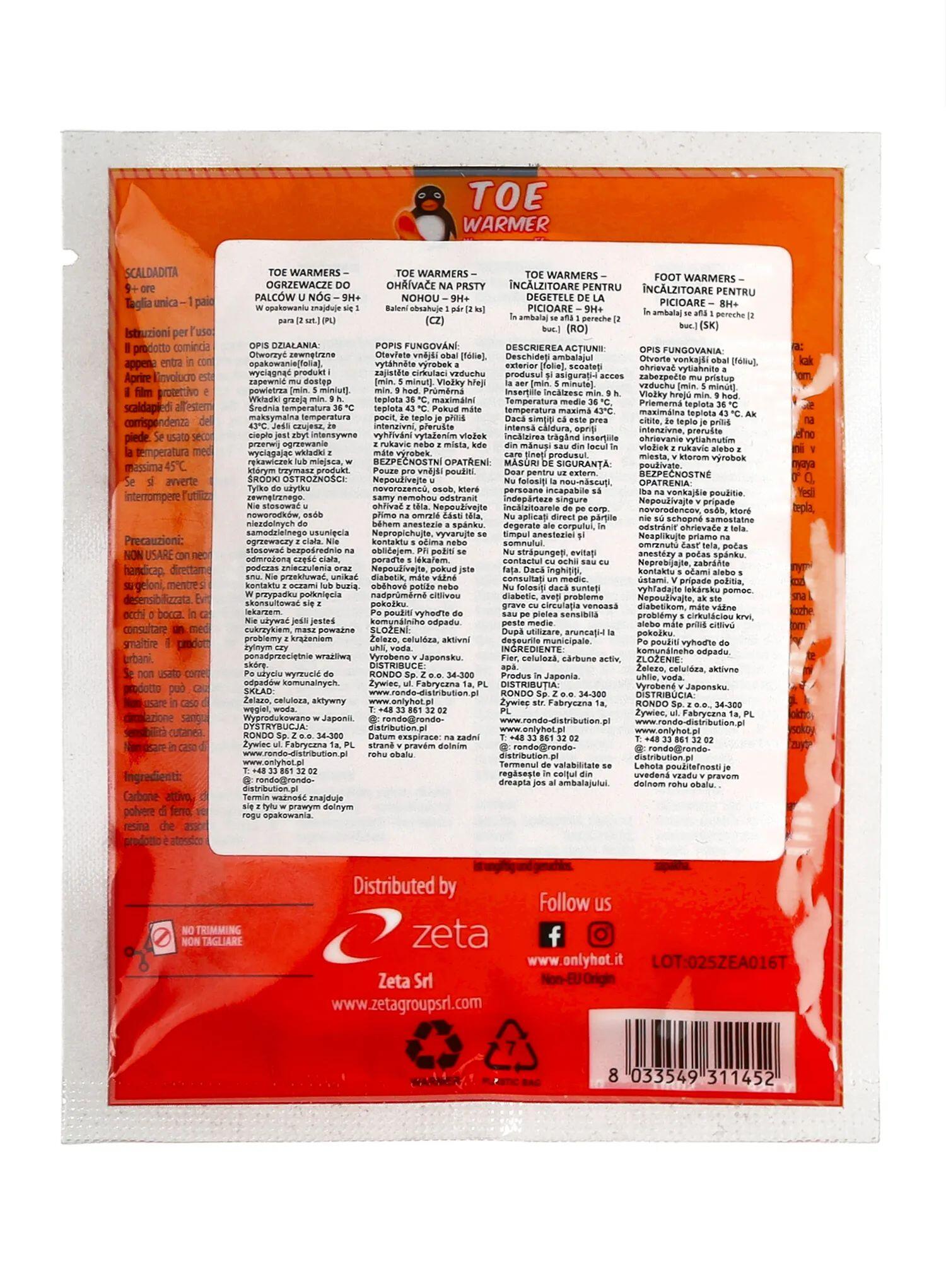Ogrzewacze turystyczne Only Hot Toe Warmer - white 3/3