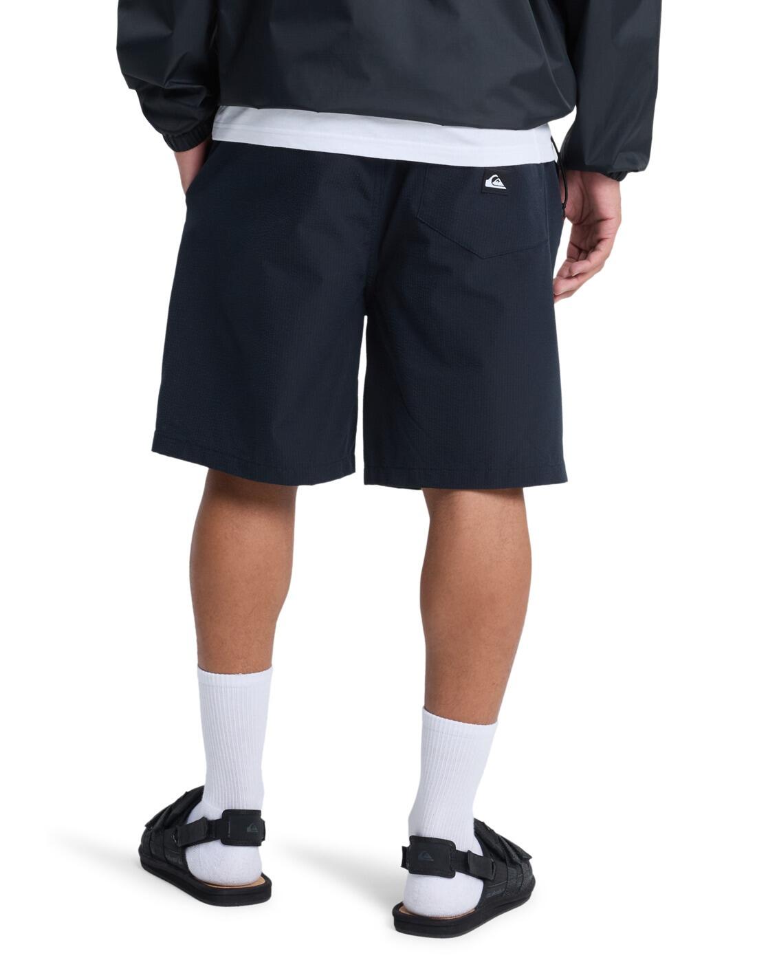 Elastische Shorts TAXER TEXTURED Schwarz Herren 2/4