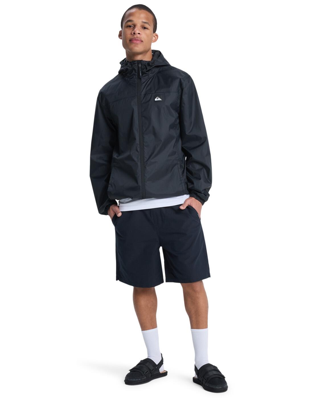 Elastische Shorts TAXER TEXTURED Schwarz Herren 4/4