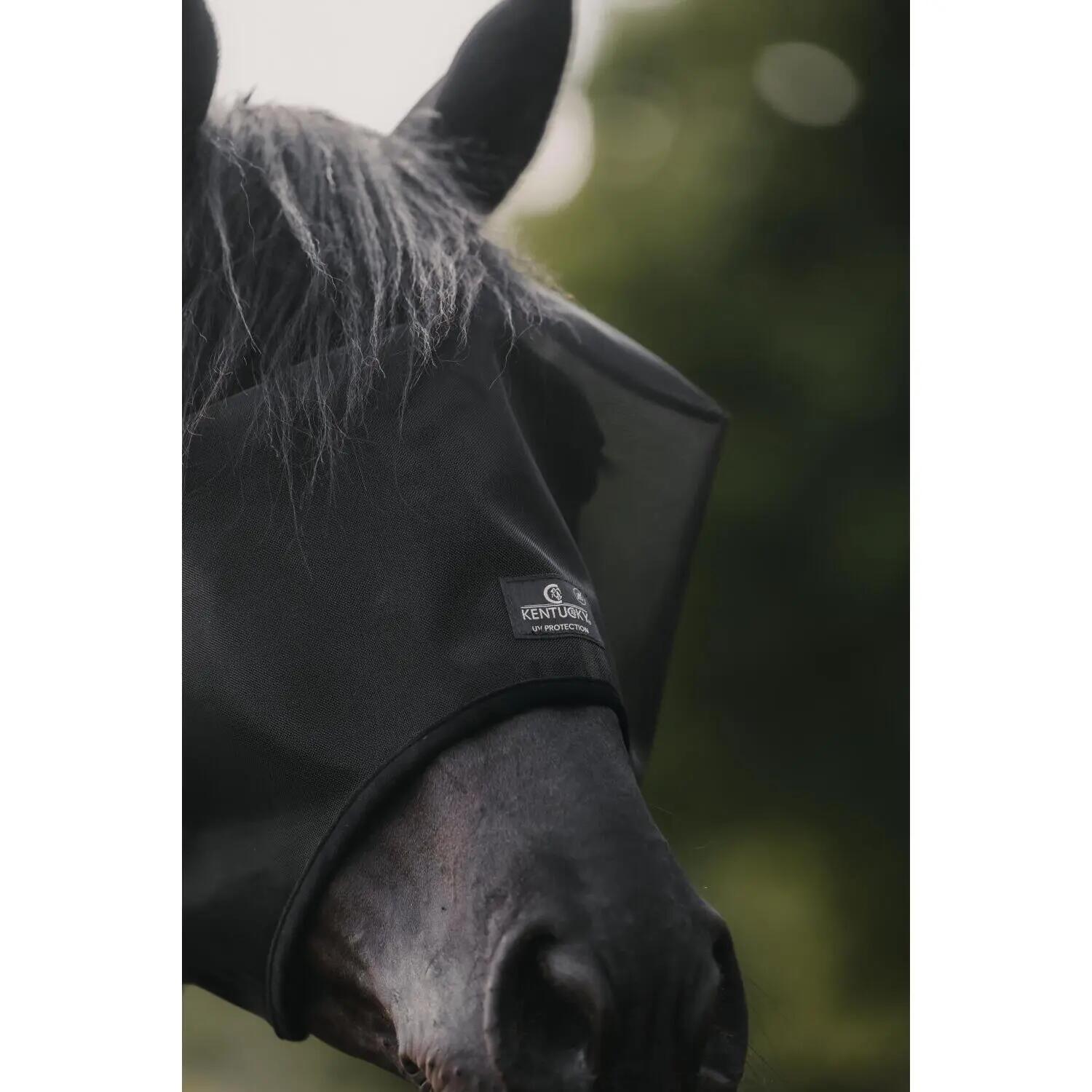 Fly mask classic without ears black cob 6/6