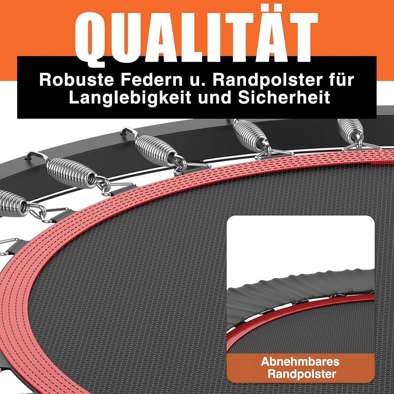 DH FitLife Indoor-Fitness-Trampolin Ø102 cm faltbar 3/7