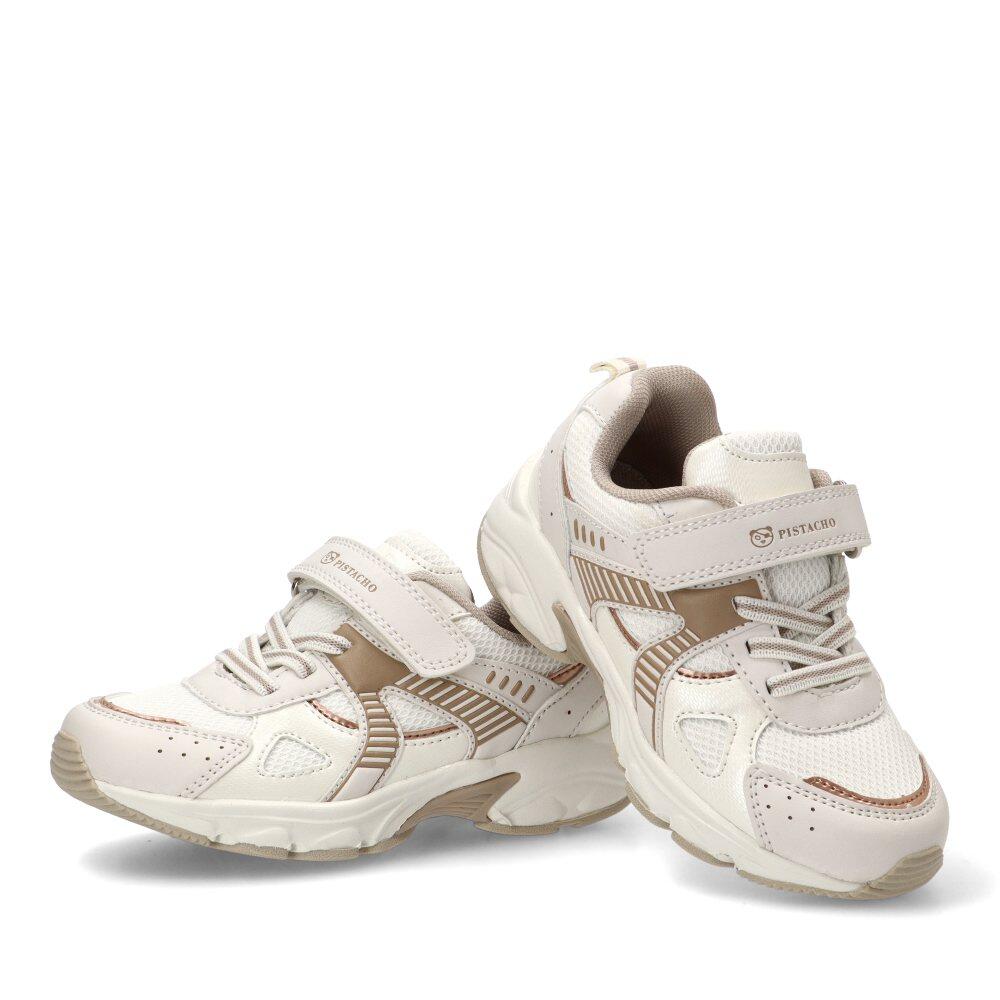 Deportivas Casual Niña Suela Plana - Modelo Rbs1605 Beige 5/6