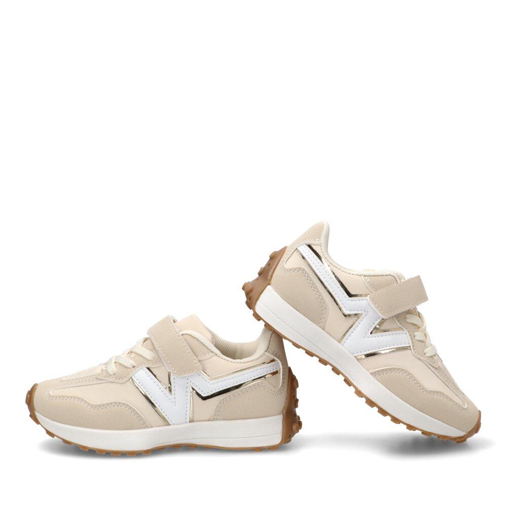 Deportivas Casual Niña Suela Plana - Modelo Rbs1649 Beige 5/6