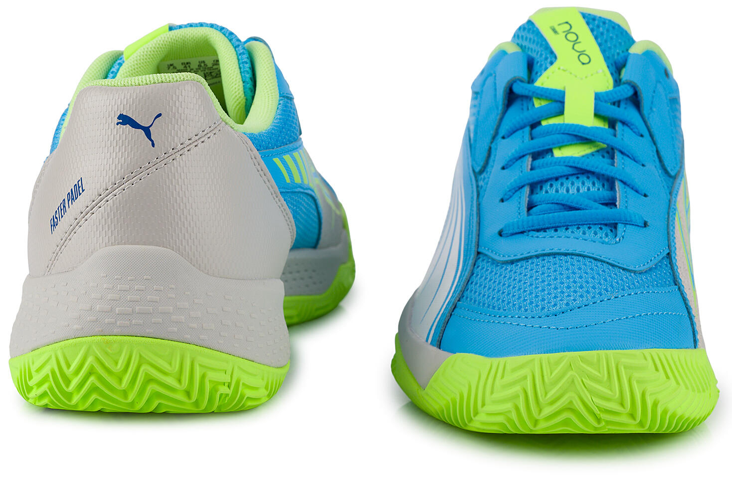 Męskie buty sportowe sneakersy niebieskie PUMA NOVA COURT 5/7