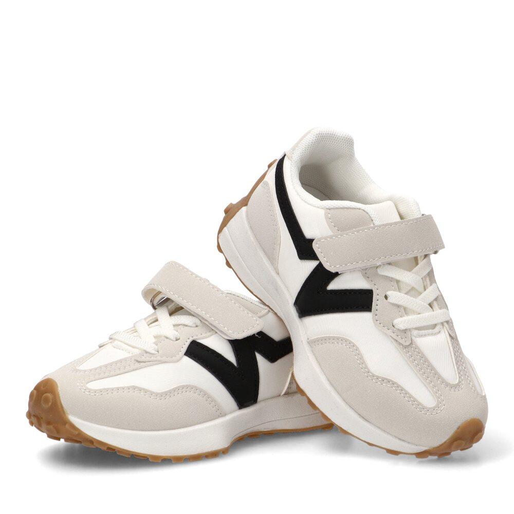 Deportivas Casual Niño Suela Plana - Modelo Rbs1649 Blanco 5/6